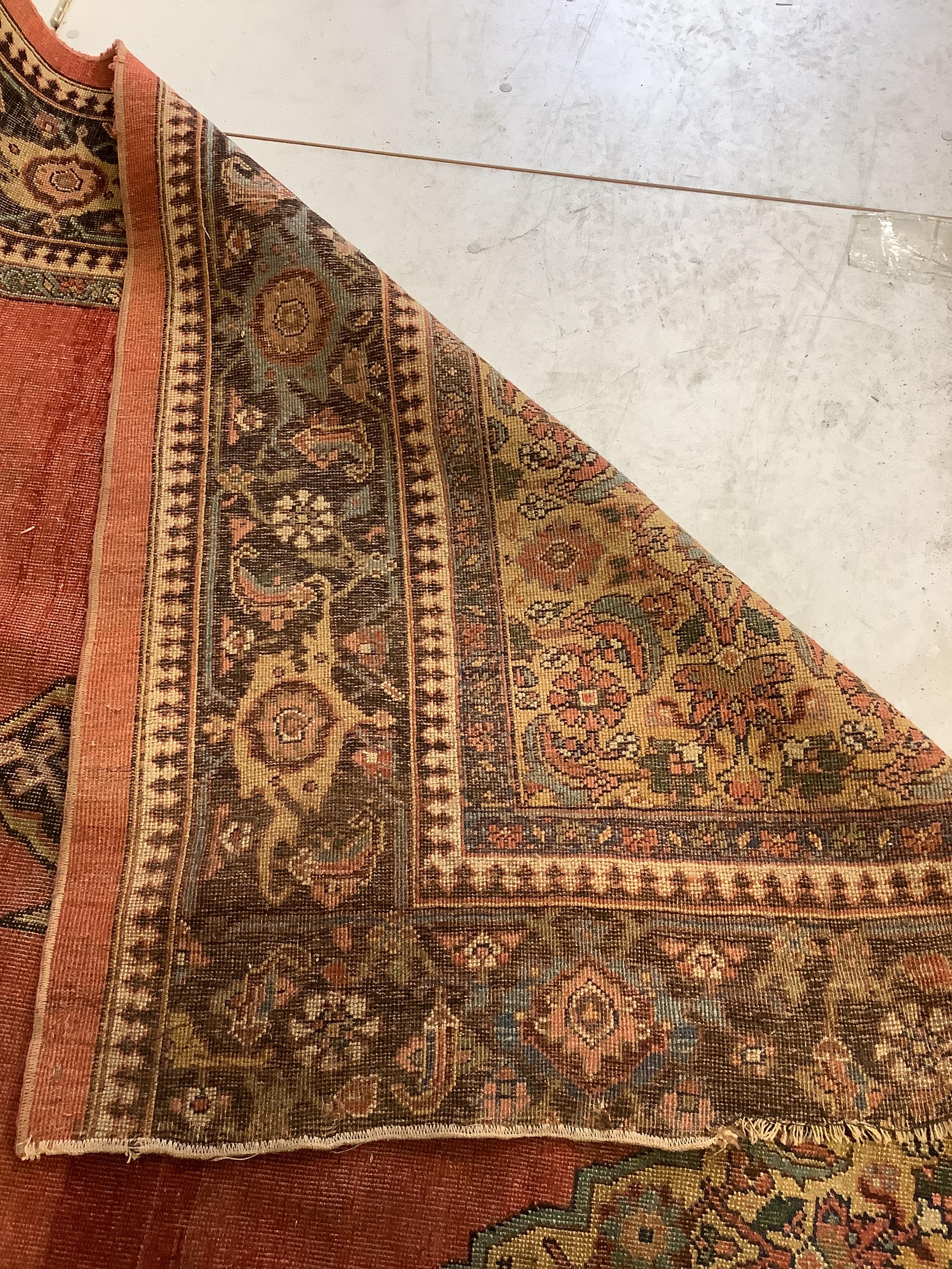 An antique Bidjar carpet 365 x 185cm